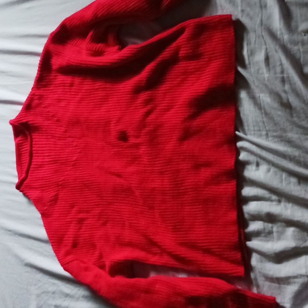 Small red sweater from forever 21